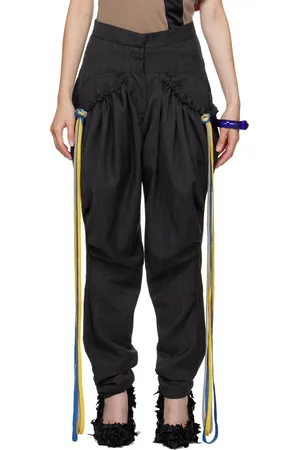 Diana Sträng Gray Baggy Pocket Trousers