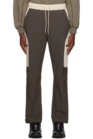 Parel Studios Gray & Off-White Vinson Sweatpants