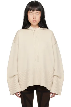 Totême Beige Signature Hoodie