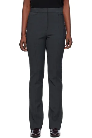 Totême Gray Slim Trousers