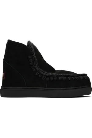 Mou Black Sneaker Boots