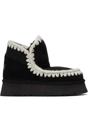 Mou SSENSE Exclusive Black 18 Platform Boots