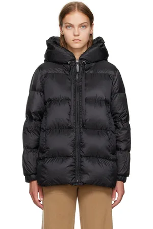 Max Mara Black The Cube Quilted Down Jacket