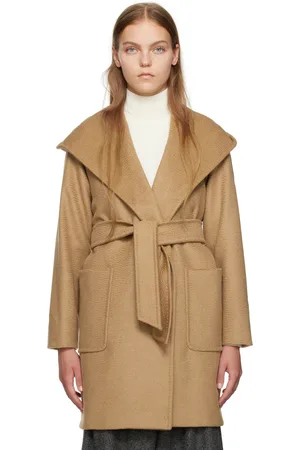 Max Mara Tan Wrap Coat