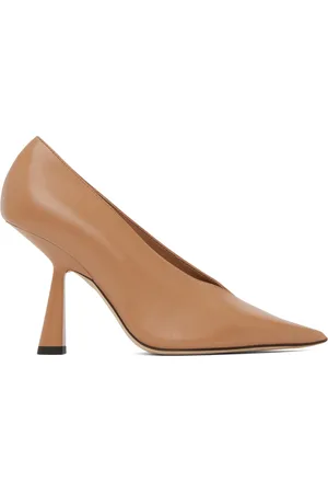 Jimmy Choo Beige Maryanne 100 Heels