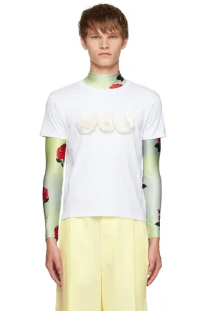 MERYLL ROGGE White Floral T-Shirt