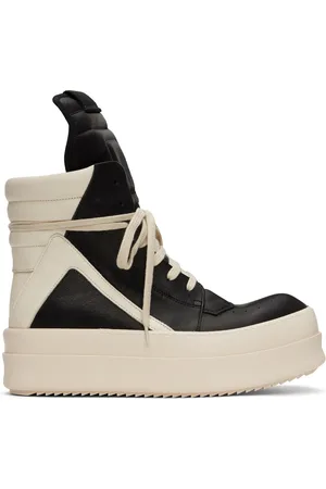 Rick Owens Black Mega Bumper Geobasket Sneakers