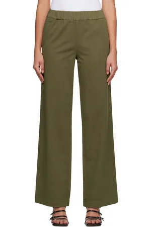 ANINE BING Khaki Koa Trousers