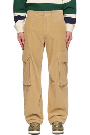 Palm Angels Beige Relaxed-Fit Cargo Pants