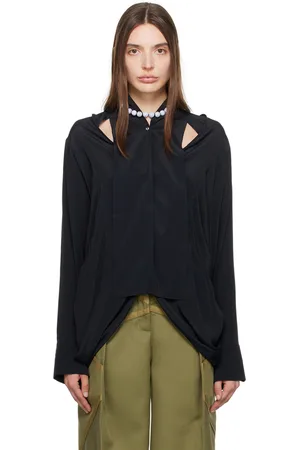 Kiko Kostadinov Black Coat Tail Shirt
