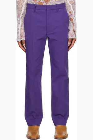 Acne Studios Purple Three-Pocket Trousers