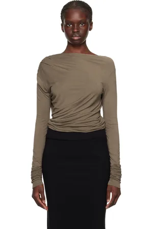 Rick Owens Gray Ava Long Sleeve T-Shirt