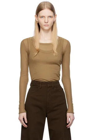 LEMAIRE Khaki Seamless Tank Top