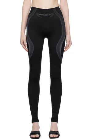 MISBHV Black Jacquard Leggings
