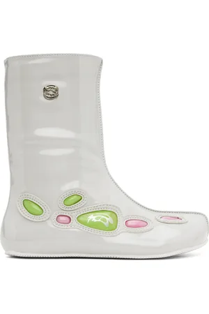 ROMBAUT SSENSE Exclusive Off-White Alien Barefoot Boots