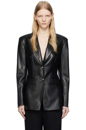 Nanushka Hathi Vegan Leather Blazer