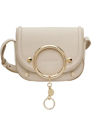 See by Chloé Beige Small Mara Crossbody Bag