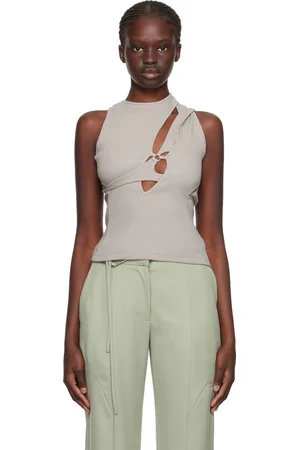 SRVC Gray Armour Tank Top