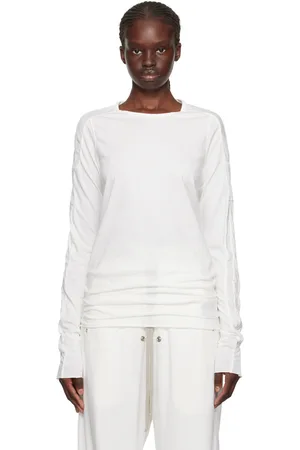 Rick Owens Off-White Scarification Long Sleeve T-Shirt