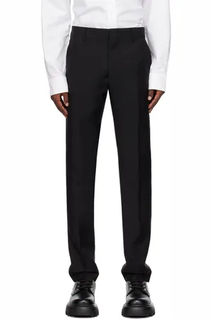 Ami Black Cigarette Fit Trousers