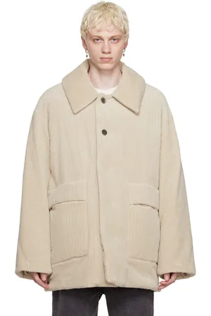 WOOYOUNGMI Off-White Spread Collar Down Coat