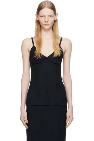 Totême Navy Darted Camisole