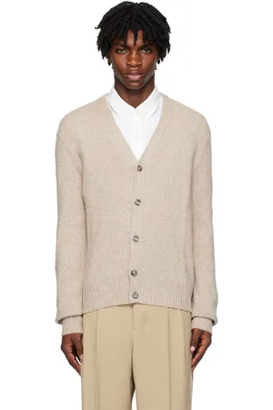Ami Beige Ami de Cœur Cardigan