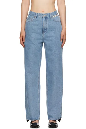 KIMHEKIM Blue Wide-Leg Jeans