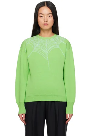 Stockholm Surfboard Club Green Jacquard Sweater