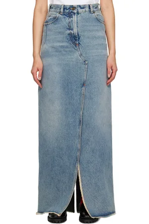 DARKPARK Blue Emma Denim Maxi Skirt