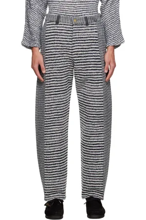 Vitelli Gray Paneled Trousers