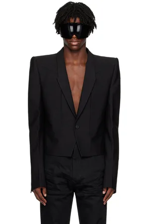 Rick Owens Black Fogpocket Neue Alice Blazer
