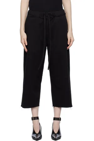 AIREI Black Drawstring Trousers