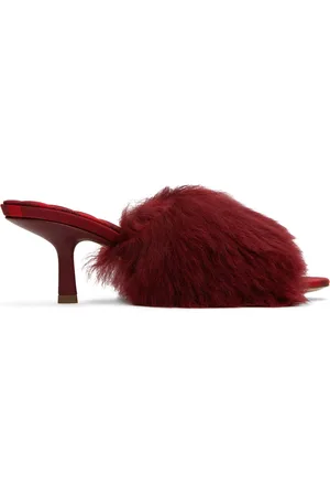 Burberry Red Minnie Mules