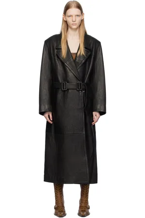 KNWLS SSENSE Exclusive Ballis Leather Coat