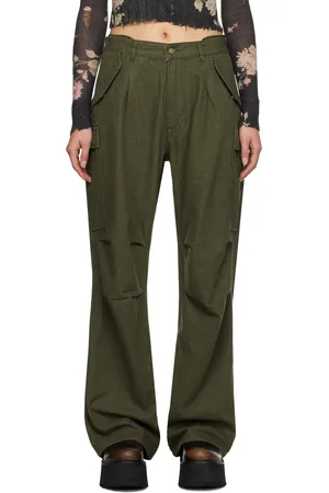 R13 Khaki Damon Denim Cargo Pants