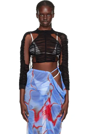 ESTER MANAS Signature Ruched Blouse