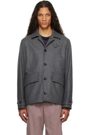 Paul Smith Gray Flap Pocket Jacket