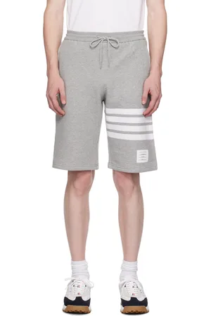 Thom Browne Gray 4-Bar Shorts
