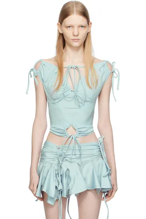 Emily Watson SSENSE Exclusive Blue Tankini Tank Top