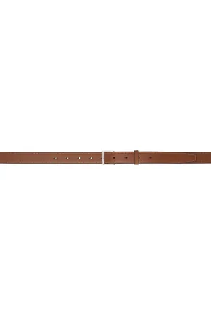 Acne Studios Brown Leather Buckle Belt