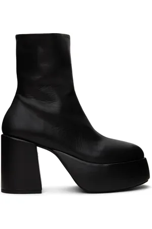 MARSÈLL Black Tacplat Boots