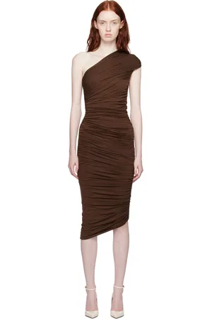 GAUGE81 Brown Ira Midi Dress