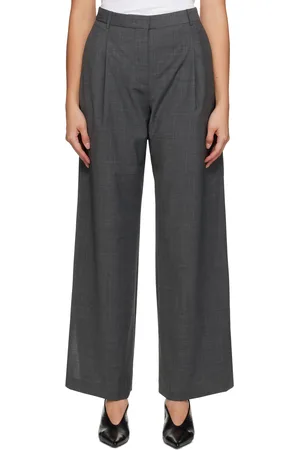THE GARMENT Gray Pisa Wide Trousers