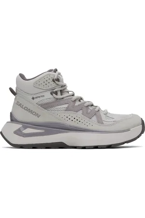 Salomon Gray Odyssey ELMT Mid GTX Sneakers