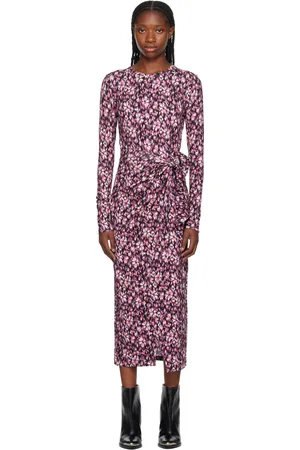 Isabel Marant Pink Lisy Midi Dress