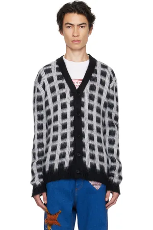 Marni Black Check Cardigan