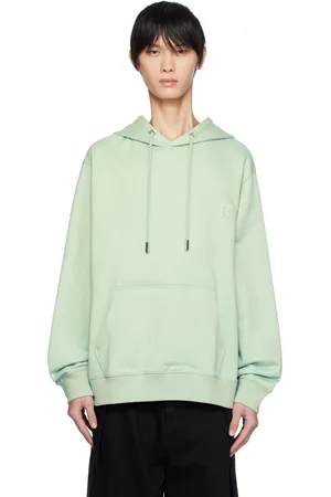 WOOYOUNGMI Green Printed Hoodie