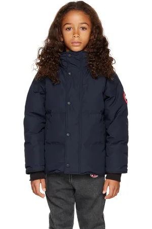 Canada Goose Kids Navy Snowy Owl Down Jacket