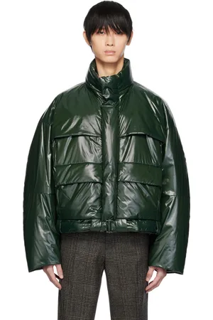 WOOYOUNGMI Green Zip Down Jacket